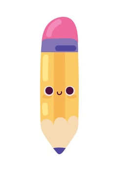 pencil cute school vector