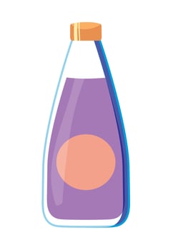 juice bottle beverage vector