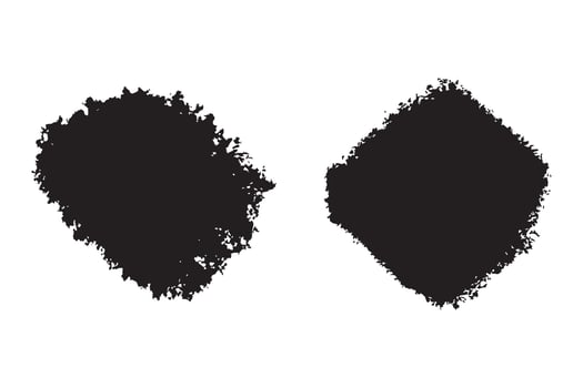 Set of grunge paintbrush for social media, element, label, poster vector