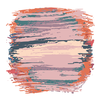 Colorful Brush Stroke shape layers for decorative, background and any design. png