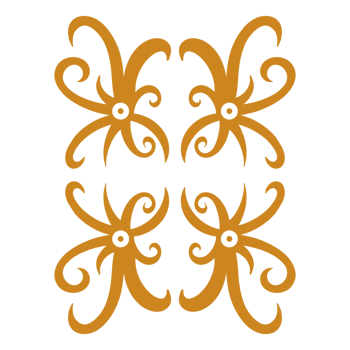 typical Kalimantan batik motifs png