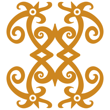typical Kalimantan batik motifs png