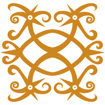 typical Kalimantan batik motifs png