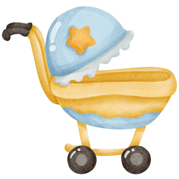 watercolor baby cart png