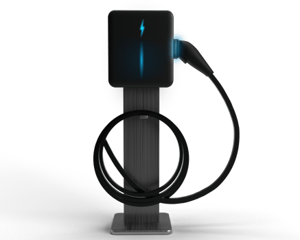 Ev charger car cable motor auto car mobile energy power station green clean hybrid vehicle plug in technology innovation future drive electricity transportation parking refuel engine home.3d render png