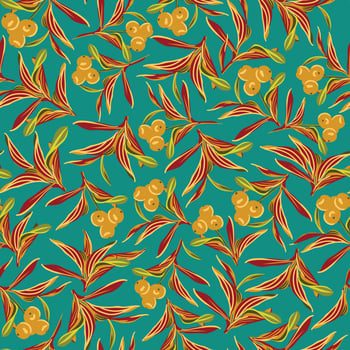 Seamless Floral Pattern in vector.Wild flowers, leaves, branches, candies repeat pattern design set.Handmade. Wallpaper, fabric or design of gift paper. Vector illustration.Print for bed linens.