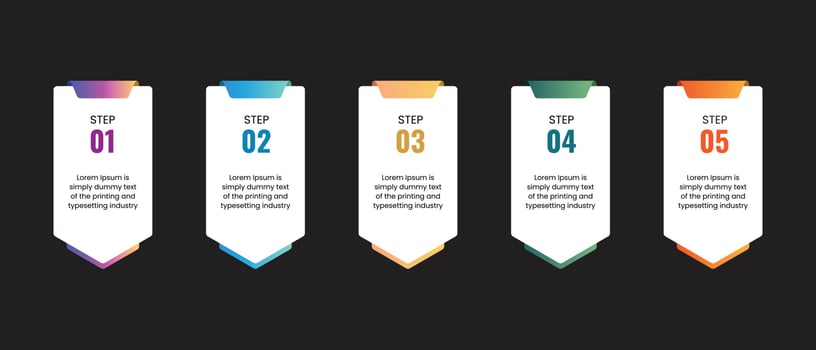 Infographic design vector templates can be used for presentation, diagram, annual report, web design. Business concept steps or process timeline infographic