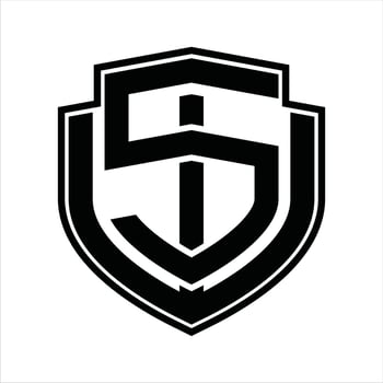 SW Logo monogram vintage design template vector