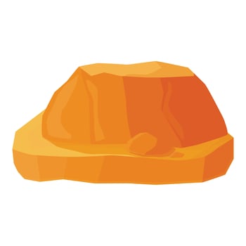 Rock canyon icon cartoon vector. Grand arizona vector