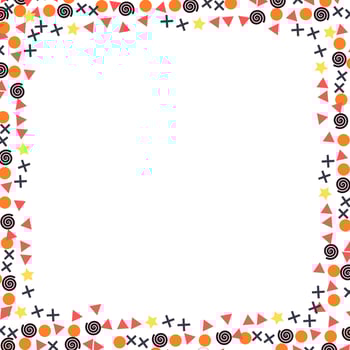 Math border background template vector