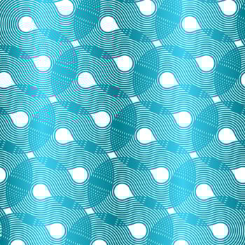 Vector Background with Blue Geometric Rounded Striped Line.