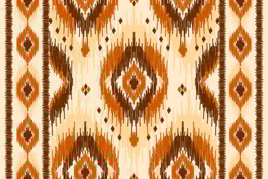 Abstract ethnic ikat art. Seamless pattern in tribal. Aztec geometric ornament print. vector