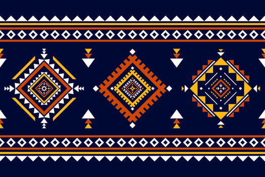 Carpet ethnic tribal pattern art. Geometric ethnic seamless pattern in tribal. Mexican style. vector