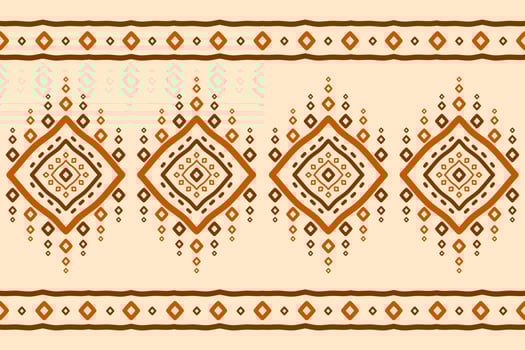 Carpet tribal pattern art. Geometric ethnic seamless pattern traditional. American, Mexican style. vector