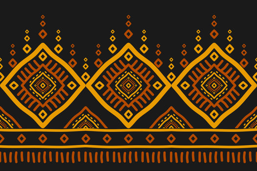 Abstract ethnic native art. Geometric ethnic seamless pattern in tribal. Fabric Indian style. vector