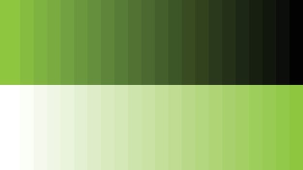 Color palette lime green vector