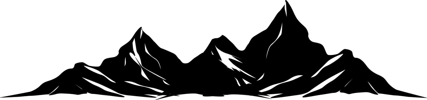 The illustrations and clipart. logo design. camping in the mountains vector