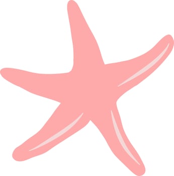 Starfish in the beach vector