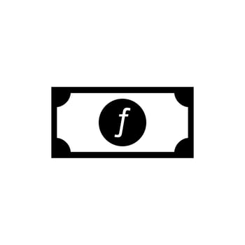 Aruba Currency Symbol, Aruban Florin Icon, AWG Sign. Vector Illustration