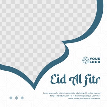 ramadan Eid Al Fitr social media posts collection banner template vector