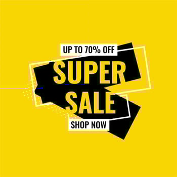 Sale banner template design. Super sale special offer. mega sale special offer banner. banner sale promotion. advertising big discount price. vector