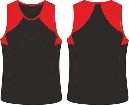 Jersey Design,  Sublimated Vest design vector
