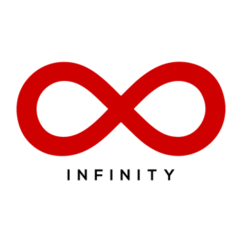 Infinity Icon Symbol on Transparent Background png