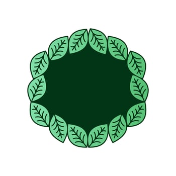 Floral Frame Logo vector