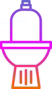 Toilet Vector Icon Design