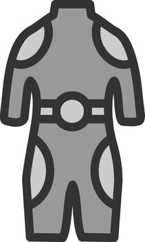 Diving Suit Vector Icon Design