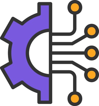 Deep Learning Vector Icon Design