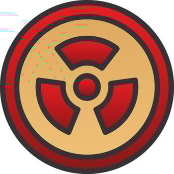 Radioactivity Vector Icon Design