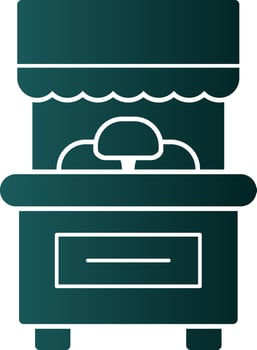 Stall Vector Icon Design