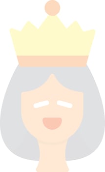 Queen Vector Icon Design