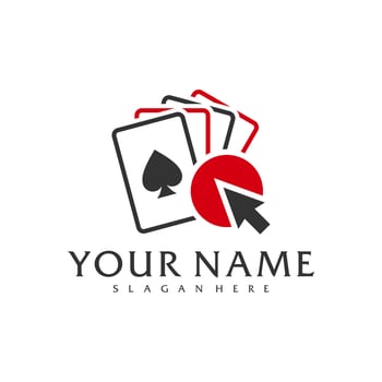 Click Poker logo vector template, Creative Poker logo design concepts