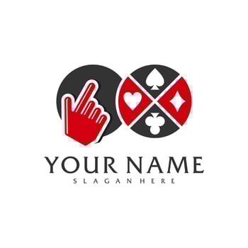 Click Poker logo vector template, Creative Poker logo design concepts