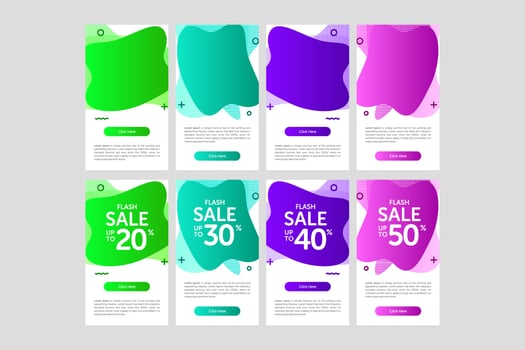 Colorful Banner Sale vector