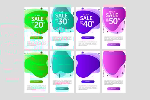 Colorful Banner Sale vector