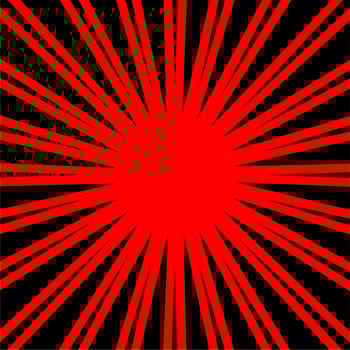Comic red background vector