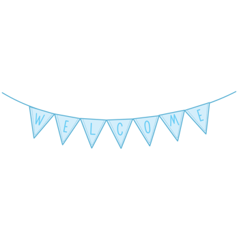 Aesthetic Baby Born Welcome Ribbon Collection Set png