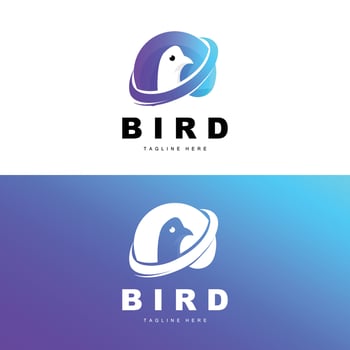 Bird Logo, Bird Wings Vector, Minimalist Design, For Product Branding, Template Icon Illustration vector