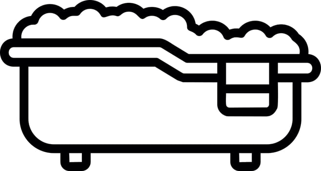 Bathtub Vector Icon Design