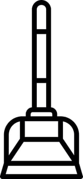 Dustpan Vector Icon Design