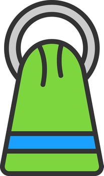 Towel Rack Vector Icon Design