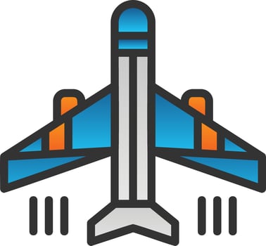 Airplane Vector Icon Design