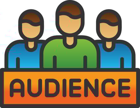 Audience Vector Icon Design
