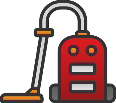 Vacuum Cleaner Vector Icon Design