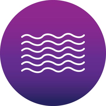 Waves Vector Icon