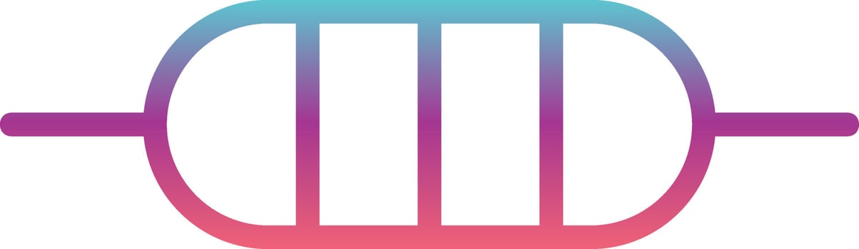 Resistor Vector Icon