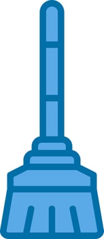 Broom Vector Icon Design